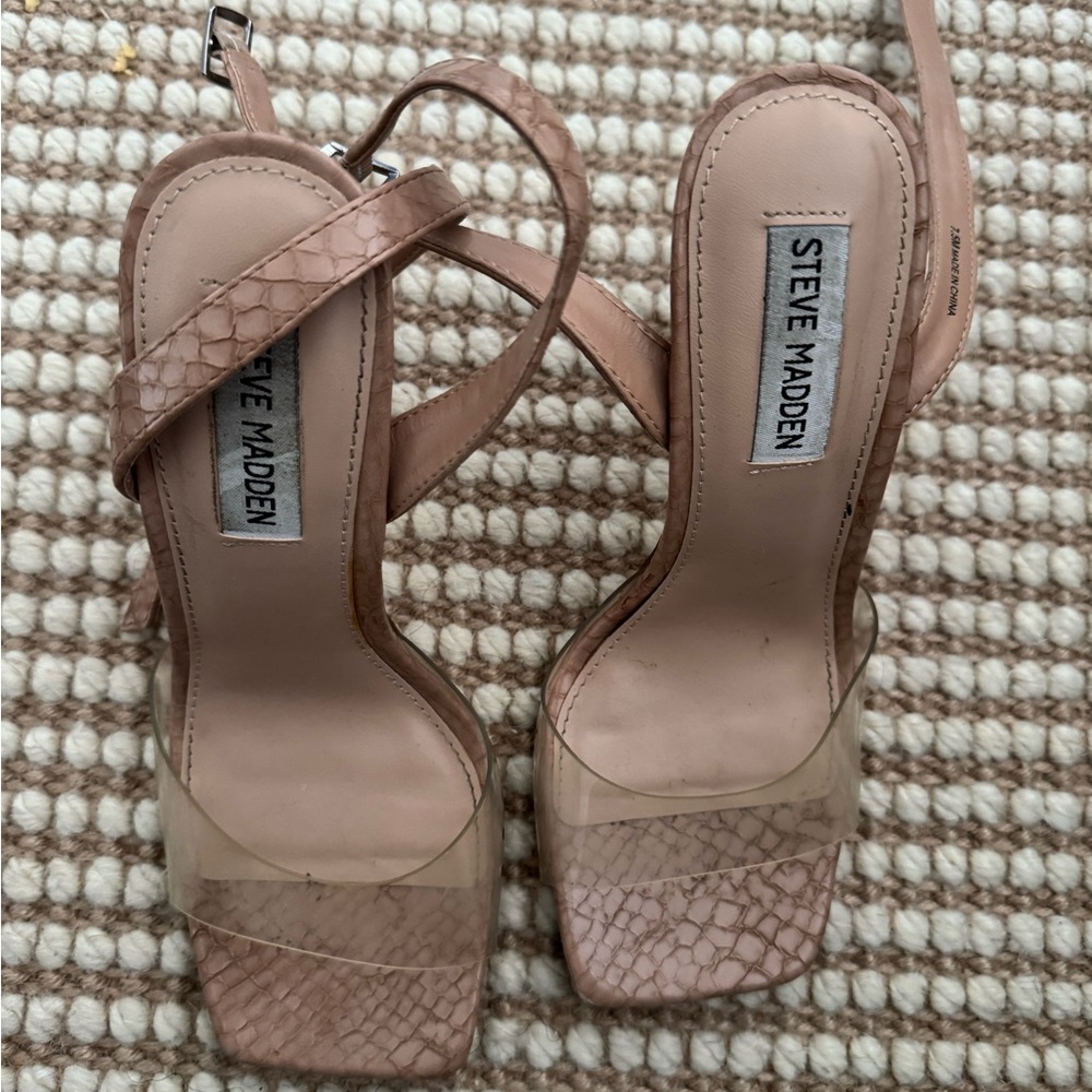 Steve Madden Blush Strappy Heels